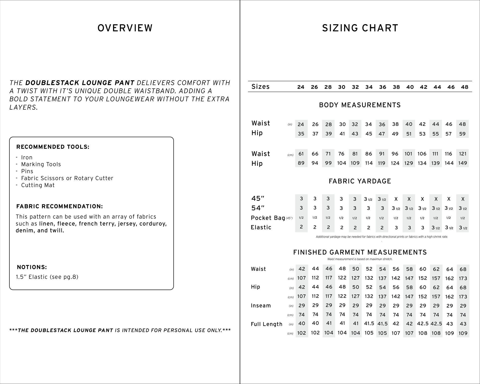 Doublestack Lounge Pant